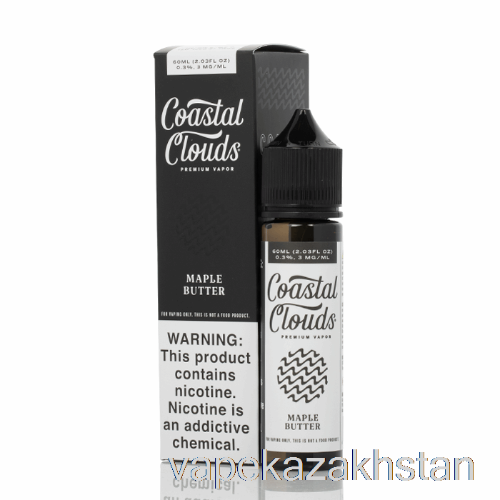 Vape Disposable Maple Butter - Coastal Clouds Co. - 60mL 0mg